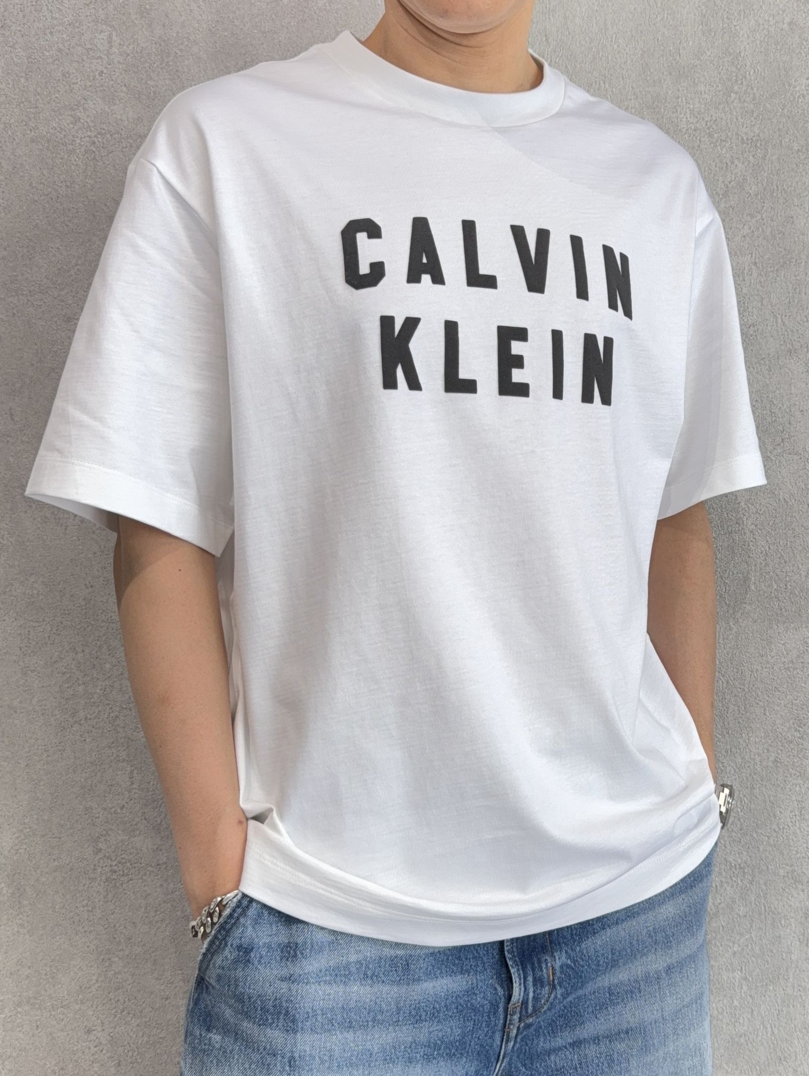 ショートスリーブ 16sグラフィッククルーネックTシャツ / 4RF849G / YAF(ホワイト)