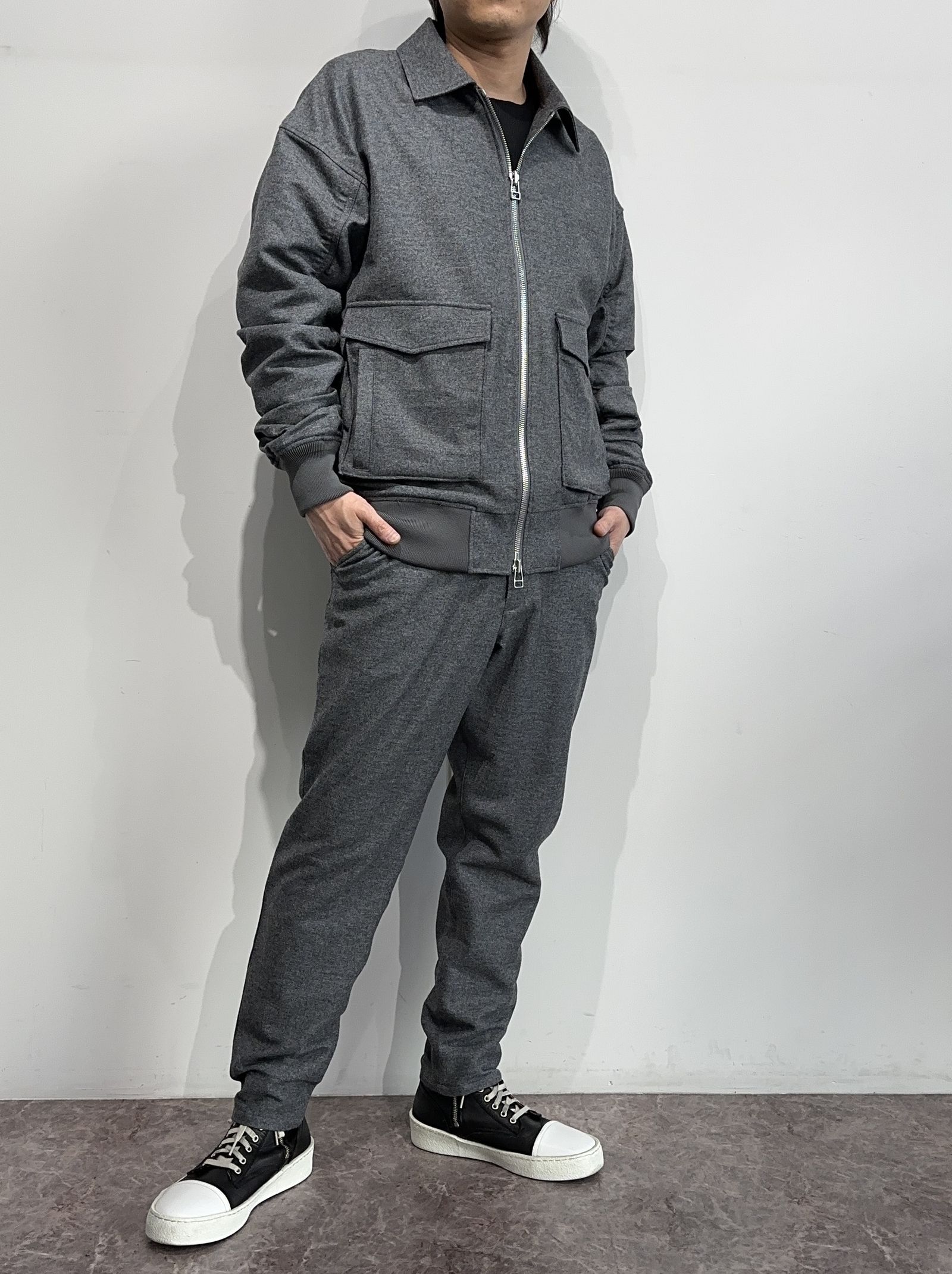 AG WOOL FLIGHT JK / RC34-JK-006 / ウールミリタリージャケット / グレー