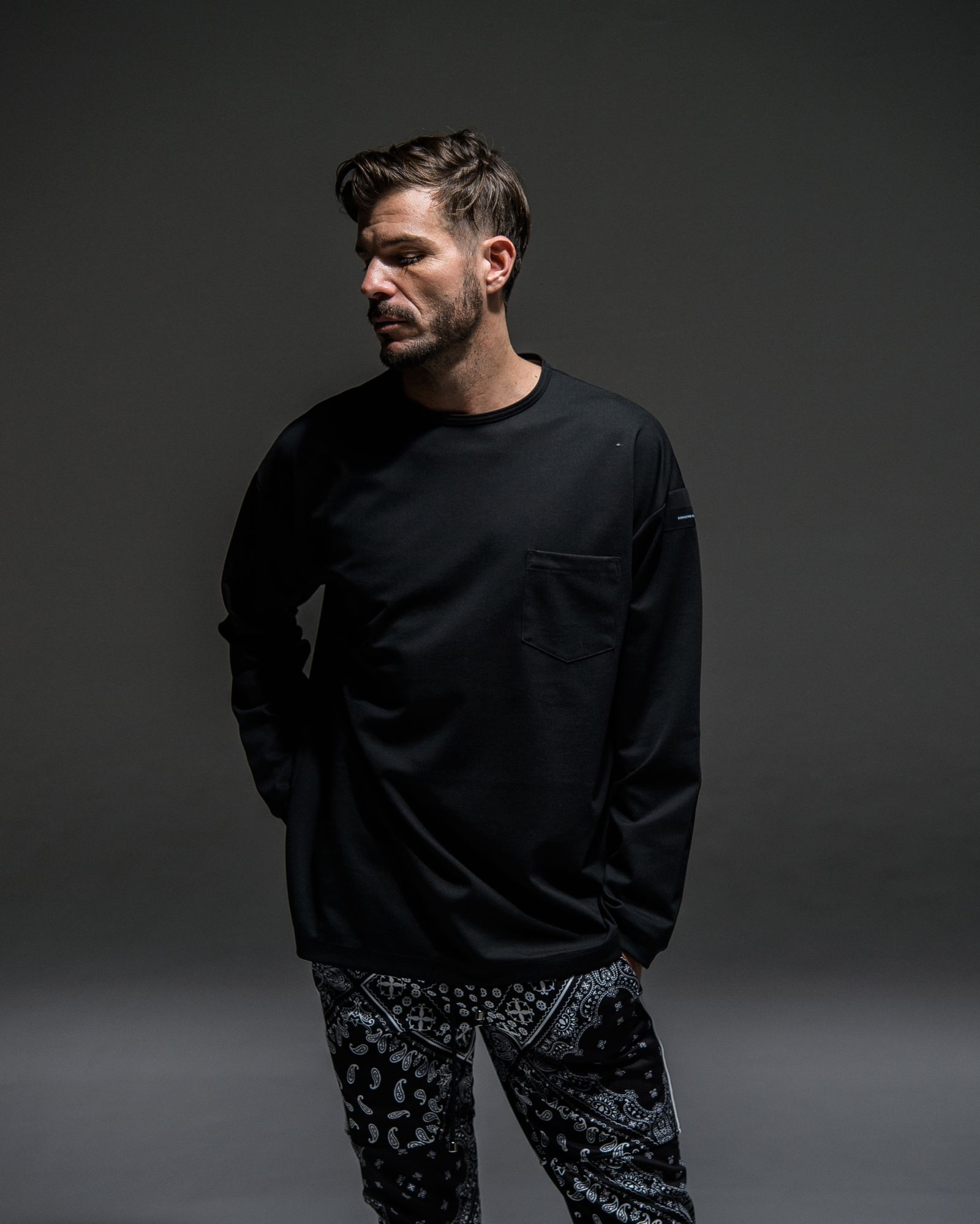 DOUBLE LOOSE POCKET LONG TEE / RC21-T-003 / ロングスリーブTシャツ