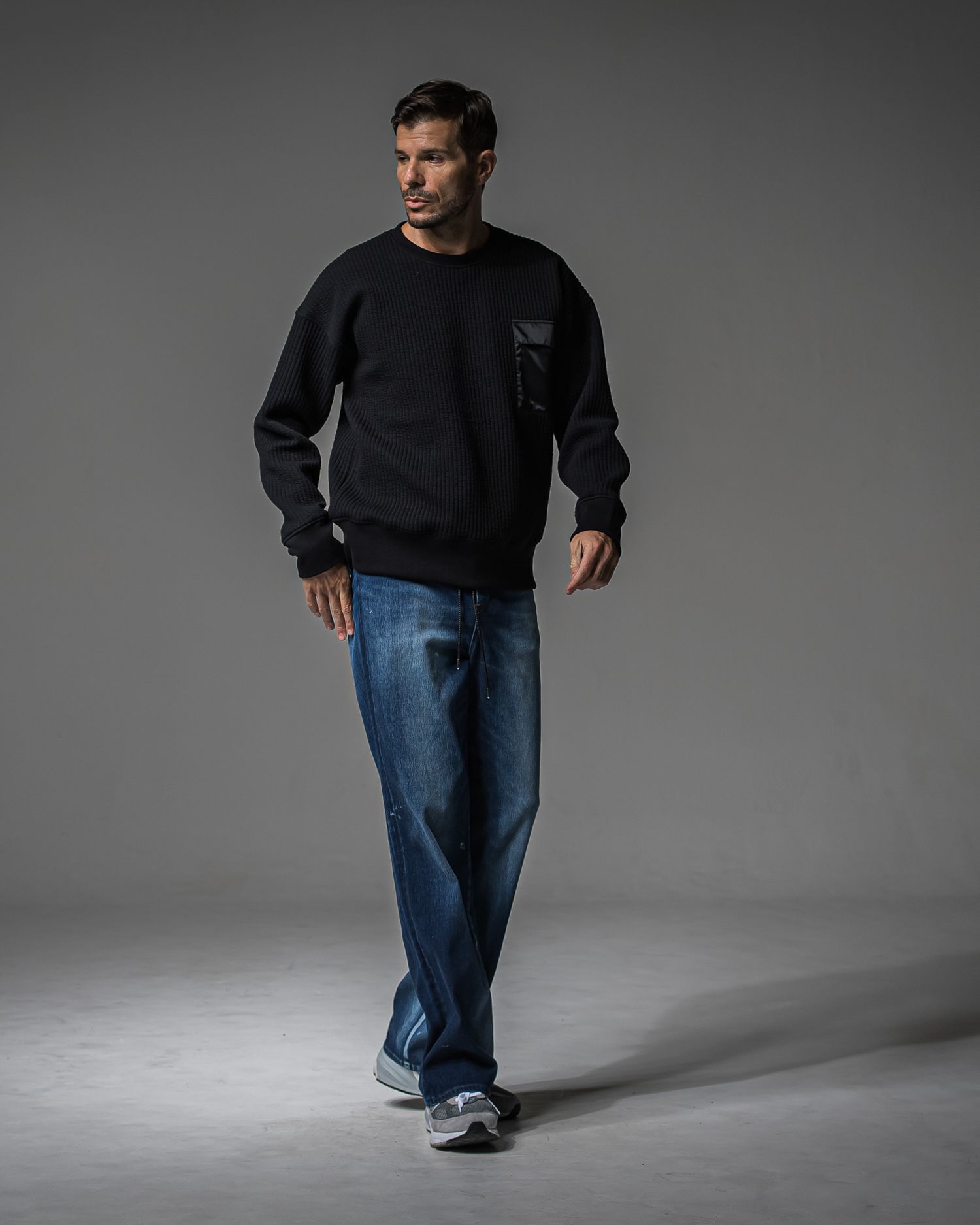 KING DENIM JERSEY / RC37-ST-005 / デニムジャージ バギーワイドパンツ / ダークインディゴ