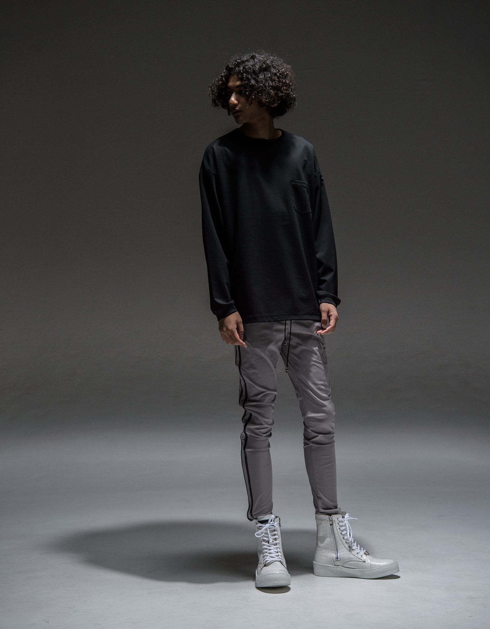 DOUBLE LOOSE POCKET LONG TEE / RC21-T-003 / ロングスリーブTシャツ
