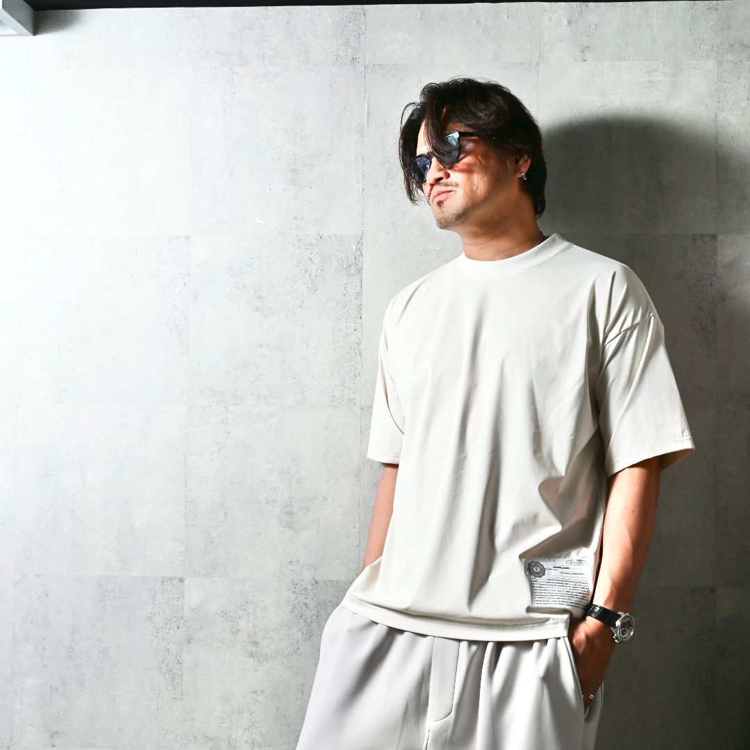 WILL OVER NYLON T / DP1-T-002 / ウィルプリントナイロンビッグTシャツ / グレージュ (4月上旬入荷予定)