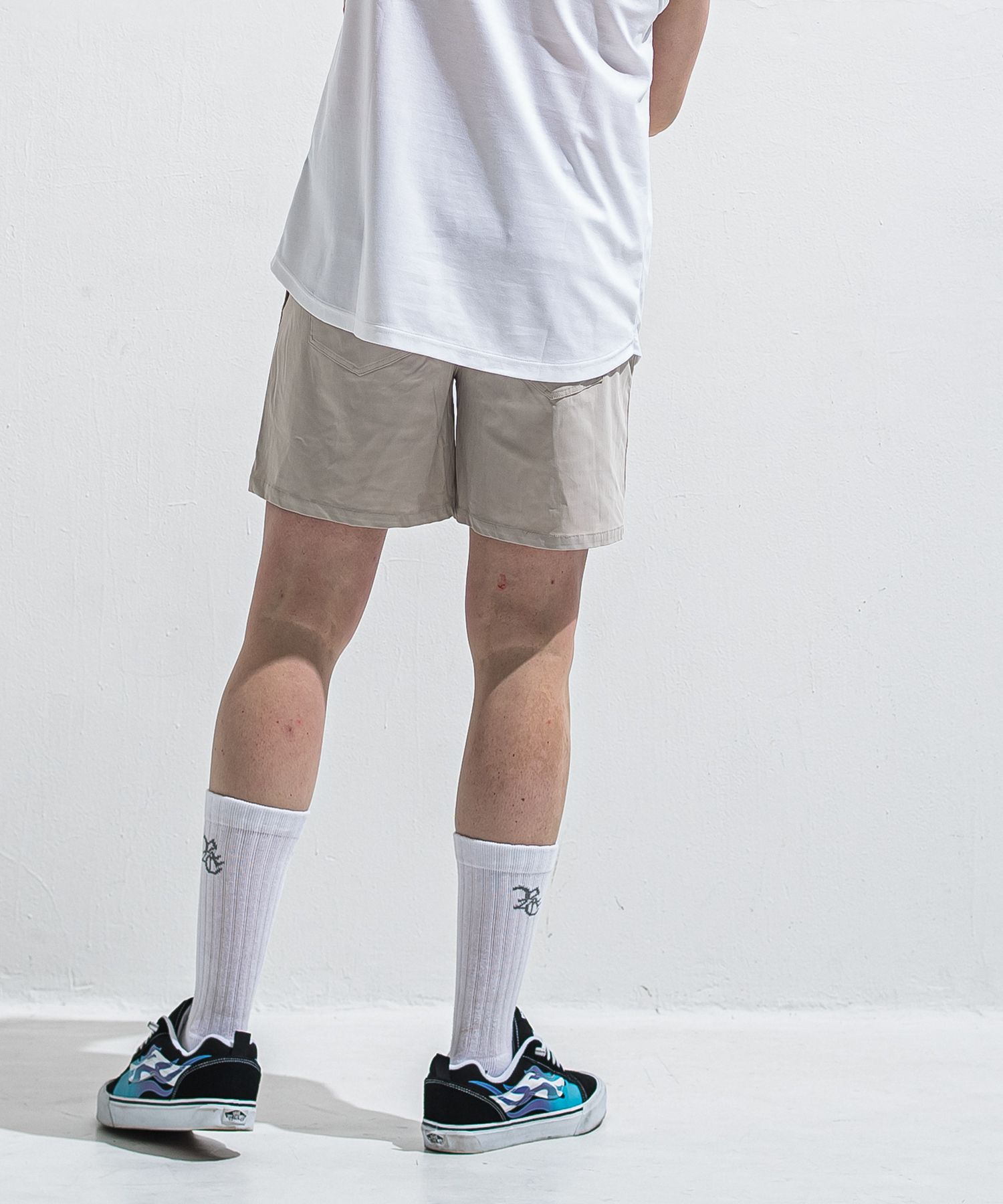 TV NYLON SHORTS / RC40-HP-004 / リラックスナイロンショーツ / グレージュ (6月上旬入荷予定)