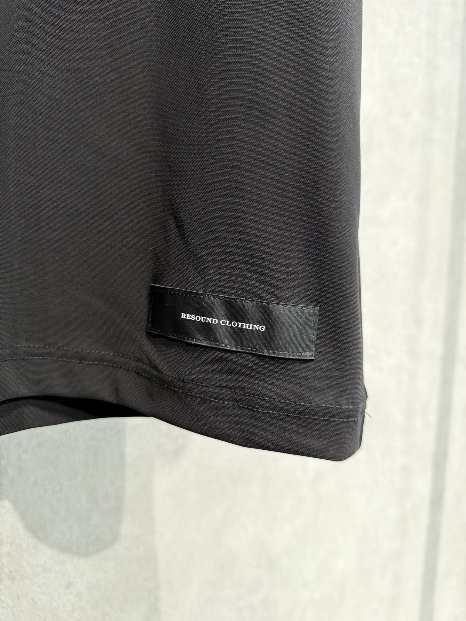 OX JERSEY OVER TEE / RC36-T-005 / オックスジャージービッグTシャツ / ブラック