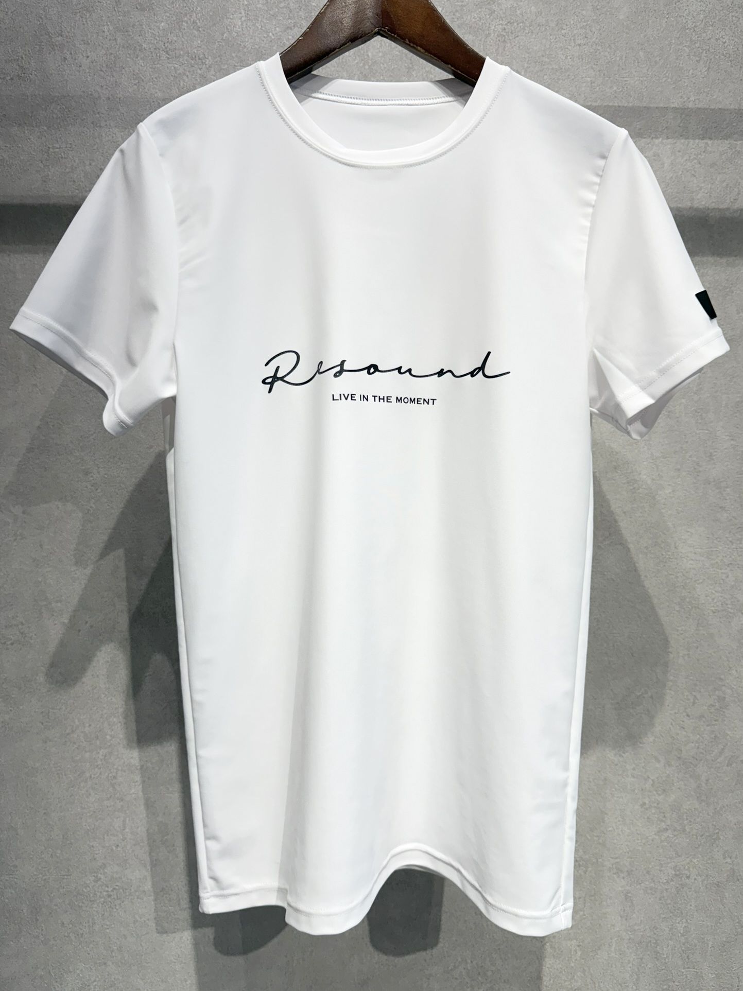 HANDWRITING RUSH BASIC T / RC36-T-013 / ハンドライティングロゴラッシュガードTシャツ / ホワイト