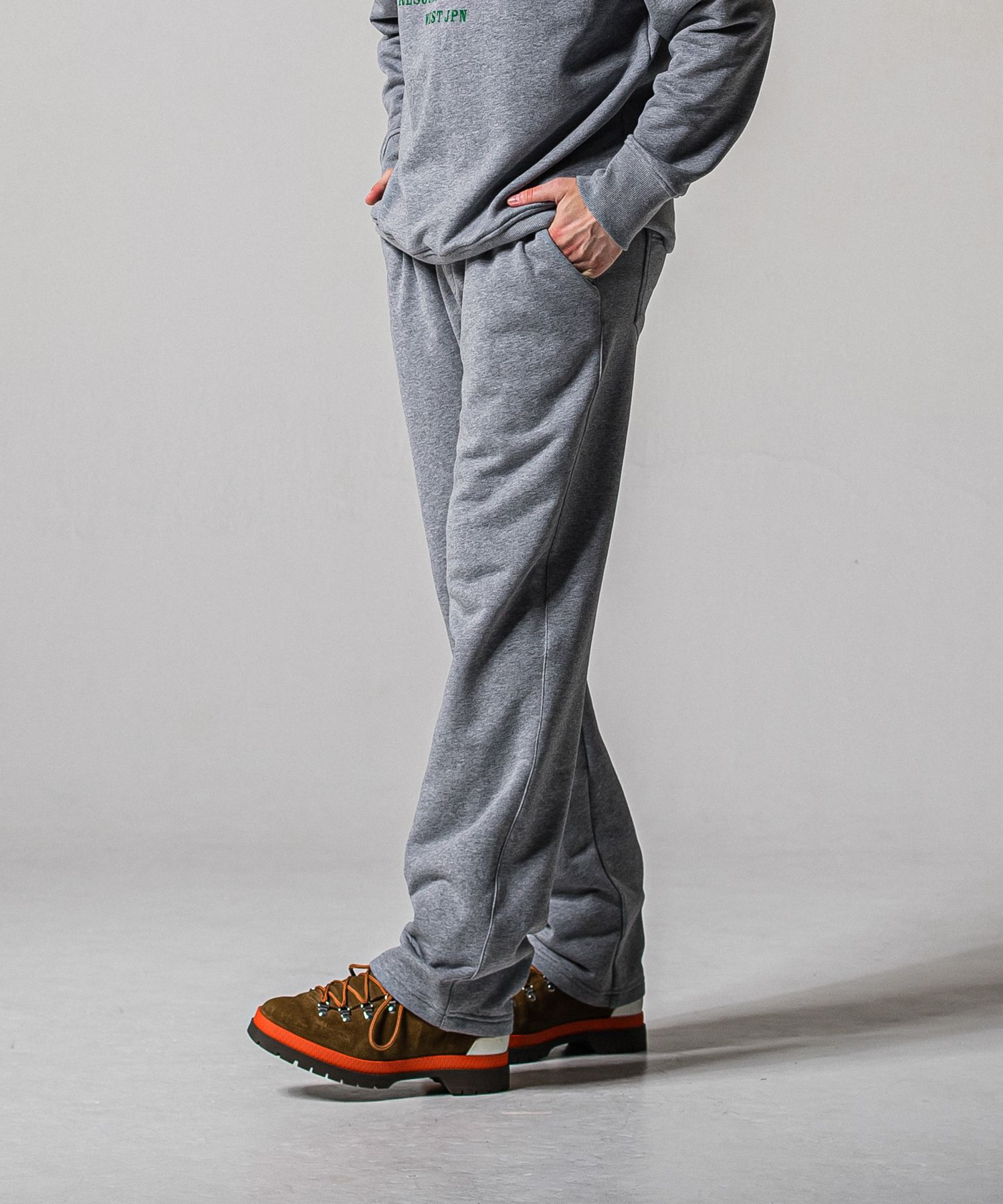 HF URAKE WIDE TUCK PANTS / RC39-ST-016WT / 高機能スウェットワイドタックパンツ / グレー (1月中旬入荷予定)