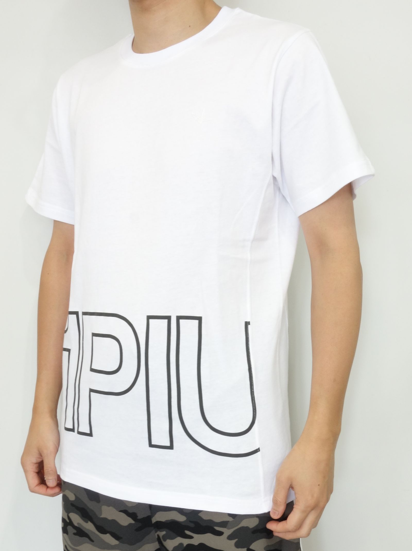 1PIU1UGUALE3 RELAX - ハイデンシティBIGロゴ半袖Tシャツ / ust ...