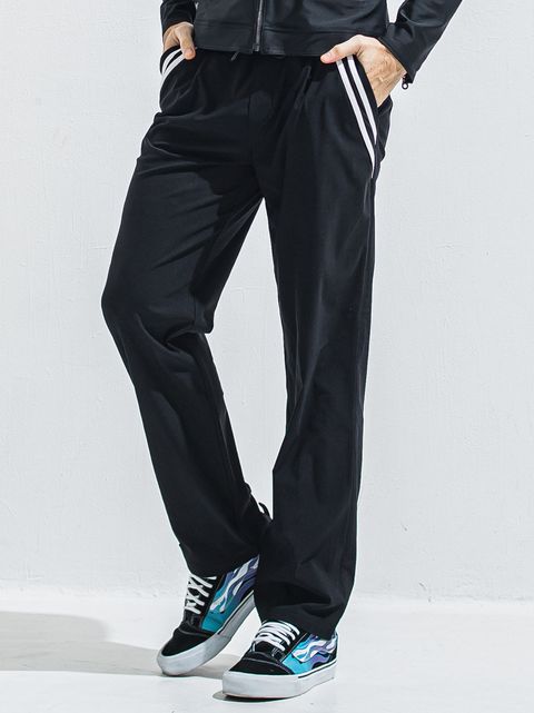 EDGE NYLON SEMI WIDE PT / RC40-ST-014WT / エッジナイロンセミワイドラインパンツ / ブラック×ホワイト (4月下旬入荷予定)