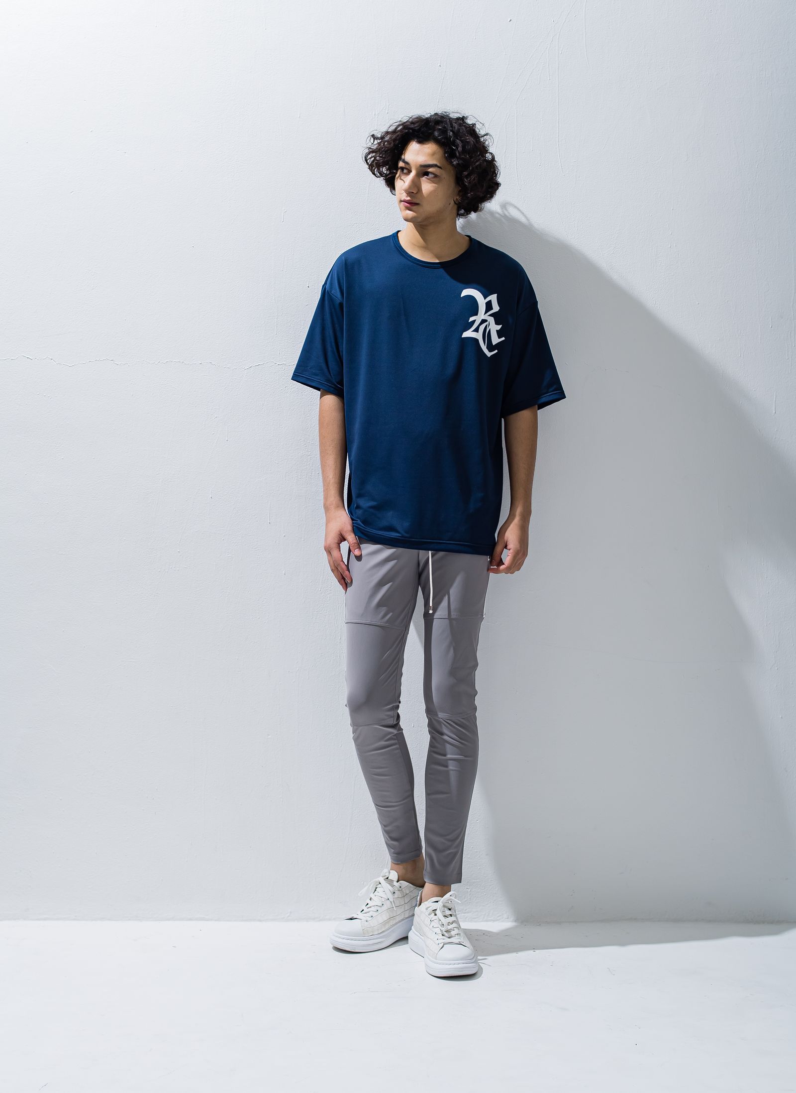 RC ROGO MESH LOOSE TEE / RC28-T-004 / メッシュビッグTシャツ / ネイビー