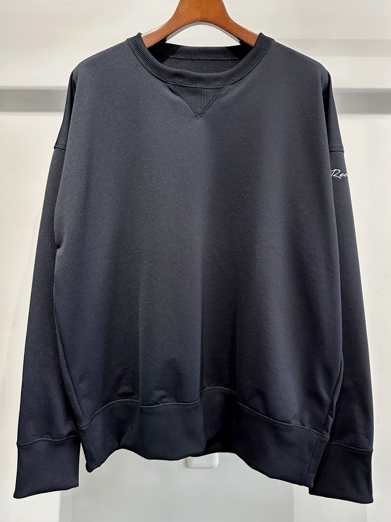 EX SWEAT DROP TRAINER / RC35-C-002 / 高機能スウェットトレーナー / ブラック