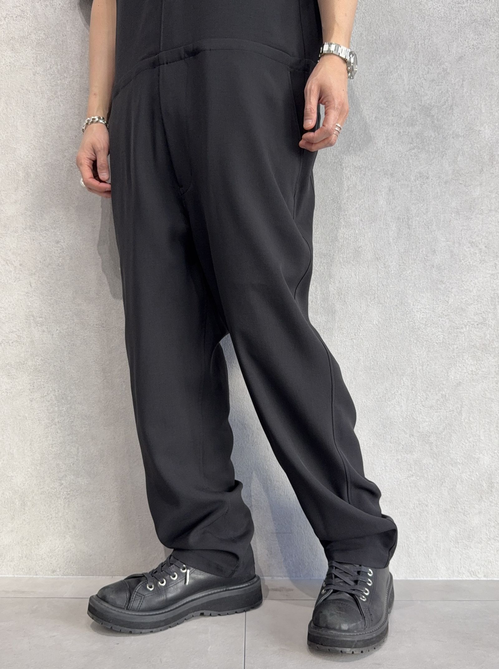 RAGE TWILL HALF ALL IN ONE / DP1-TN-001 / 半袖シャツオールインワン / ブラック