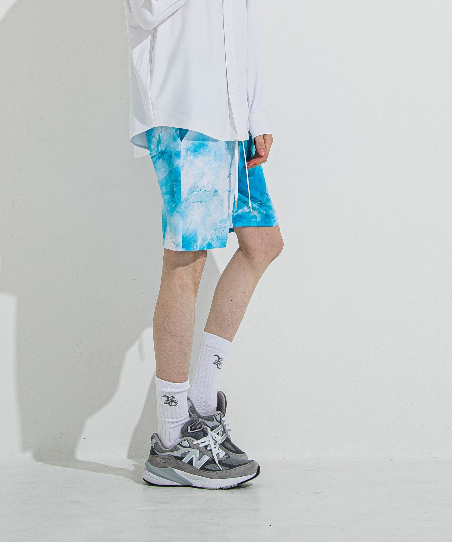 RUSH SHORTS / RC36-HP-003 / ラッシュガードショーツ / マーブルブルー