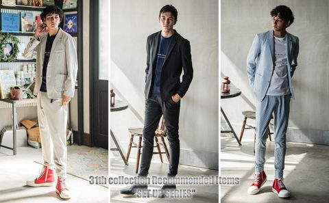 【RESOUND】『31th collection』ジャケパンセットアップのご紹介