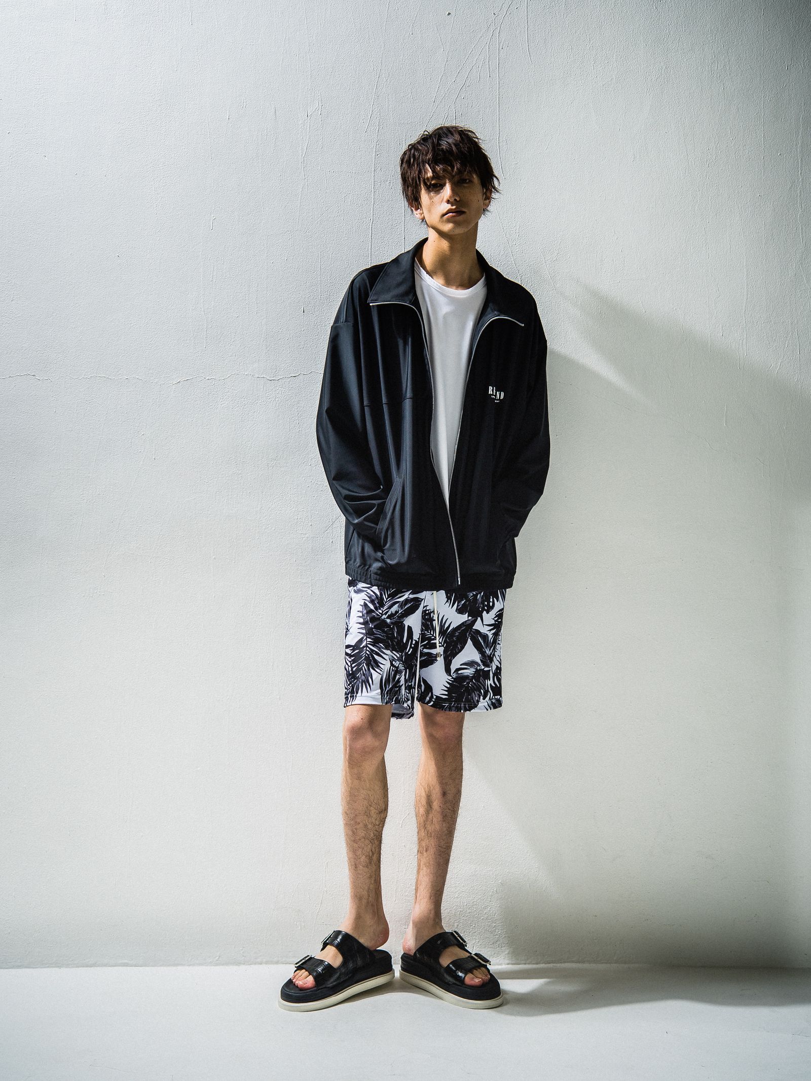 LEAF RUSH SHORTS / RC24-HP-003 / ラッシュガードハーフパンツ ※