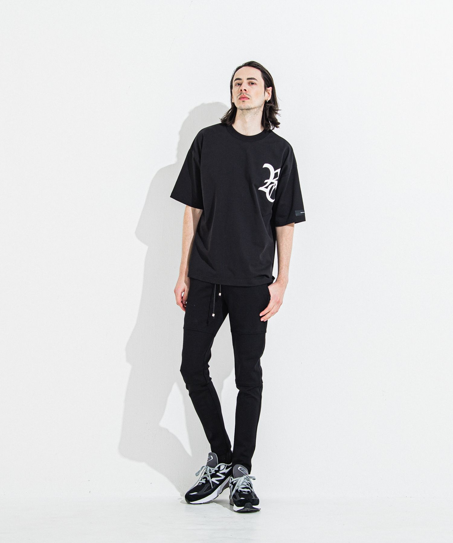 RC OVER TEE / RC36-T-006 / RCロゴビッグTシャツ / ブラック×ホワイト