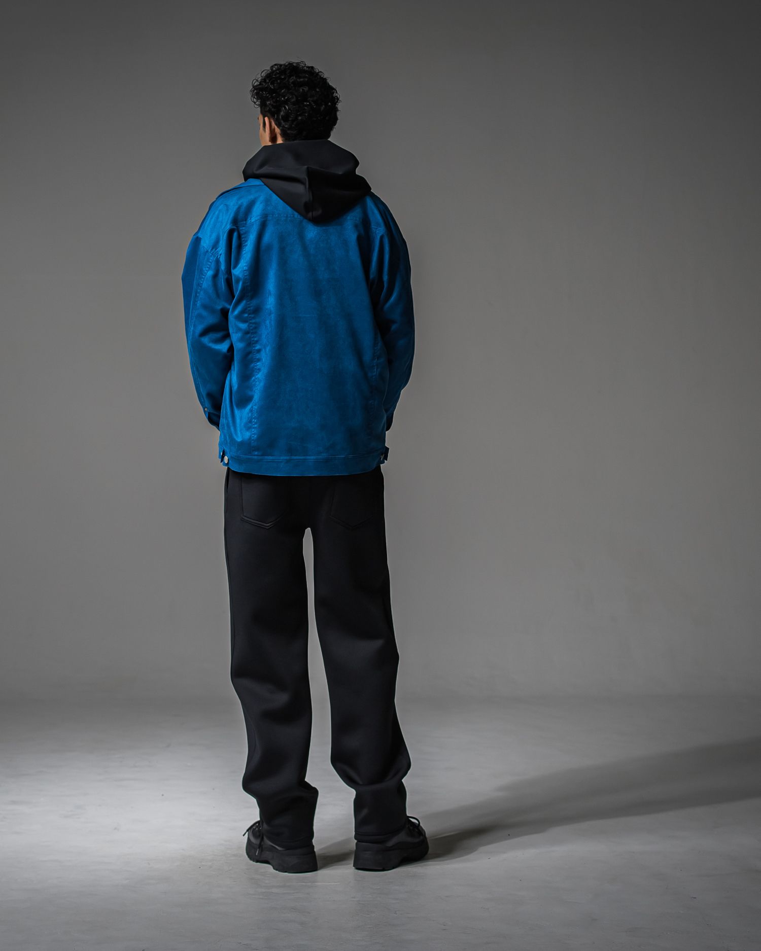 BACK ID LOOSE HOODIE / RC37-C-006 / バックロゴパーカー / ブラック (9月中旬入荷予定)