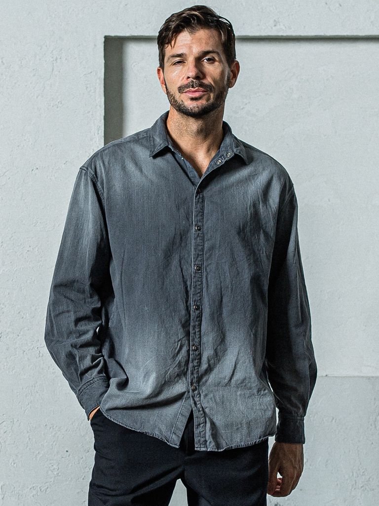 RESOUND CLOTHING - DENIM JACK SHIRTS / RC35-SH-001D / オーバー 