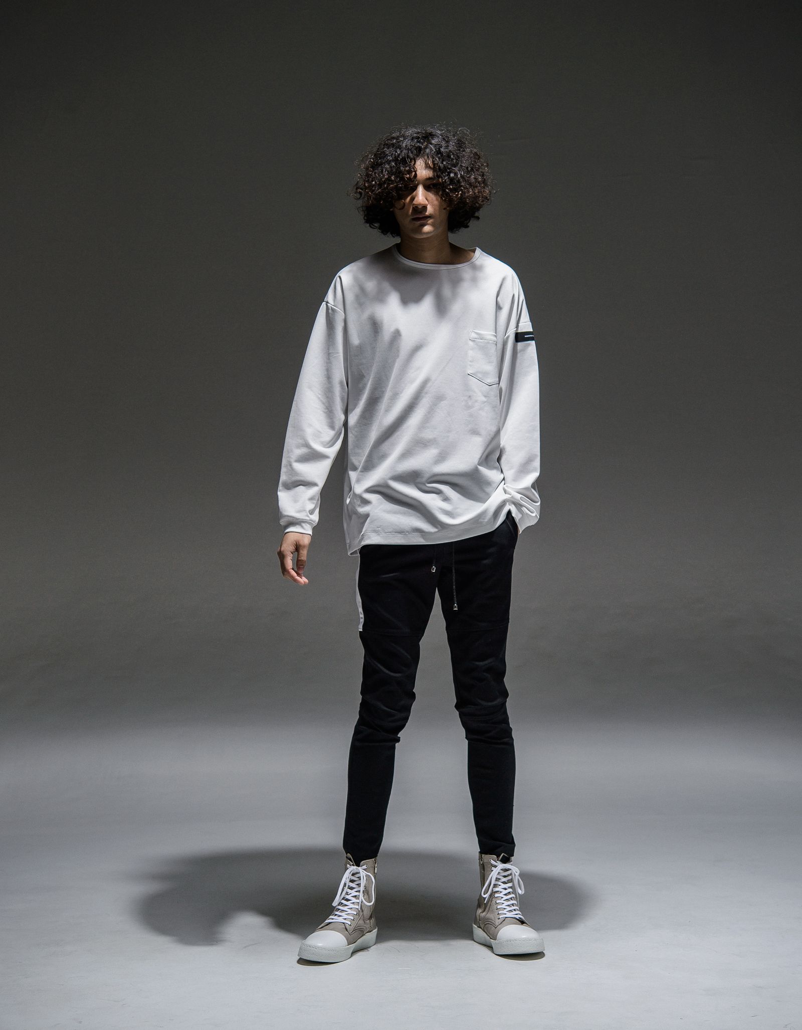 DOUBLE LOOSE POCKET LONG TEE / RC21-T-003 / ロングスリーブTシャツ