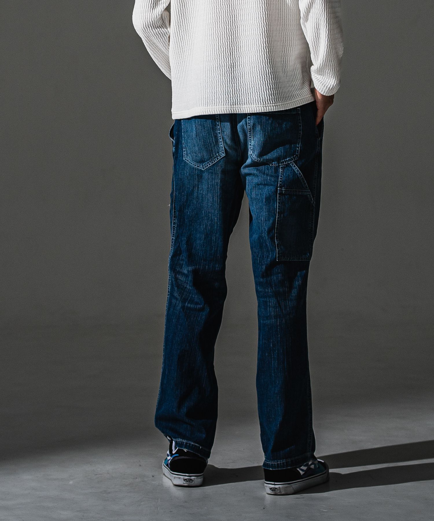 WK PT / RC41-ST-042 / ワンタックワークデニムパンツ / インディゴリメイク (8月中旬入荷予定)