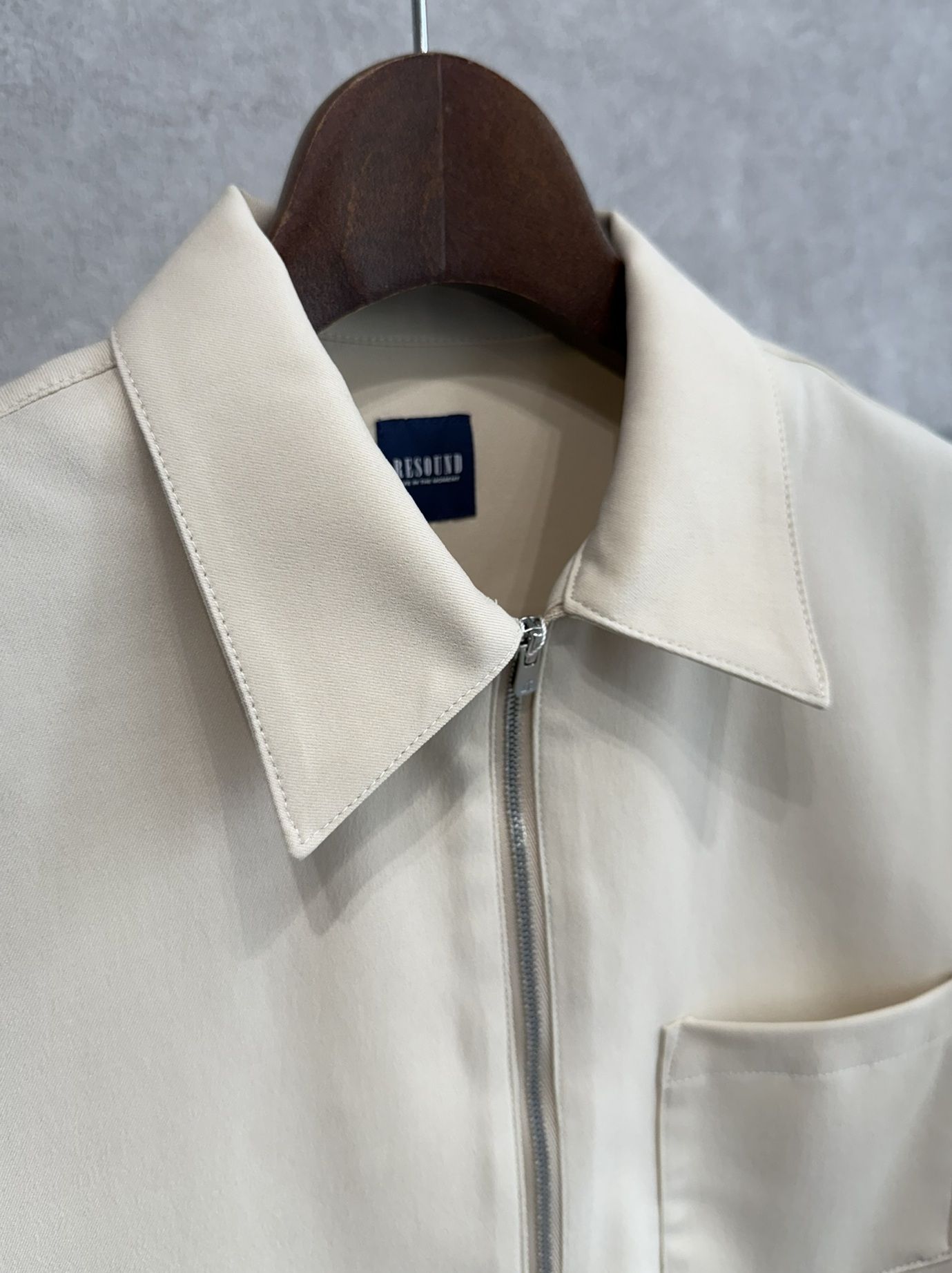 PULLOVER HALF SHIRT / RC33-SH-005 / ハーフジップシャツ / ベージュ※