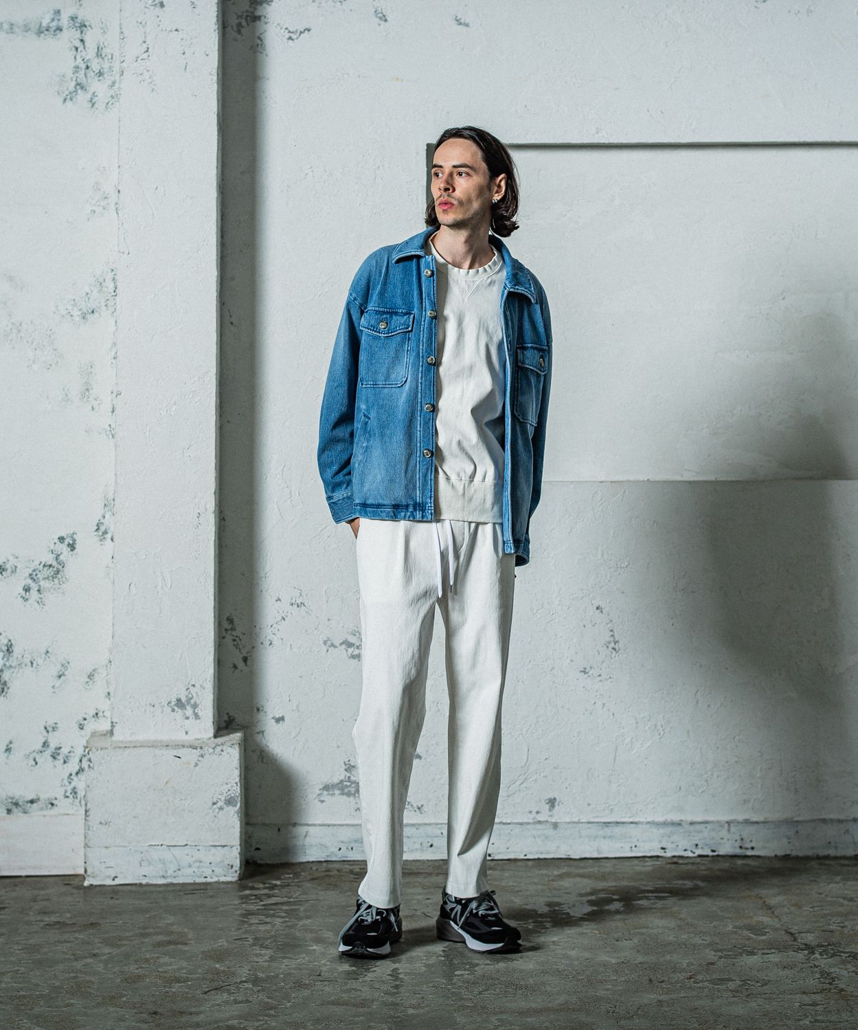 RESOUND CLOTHING - EX DENIM JERSEY WIDE PT / RC35-ST-016WTD
