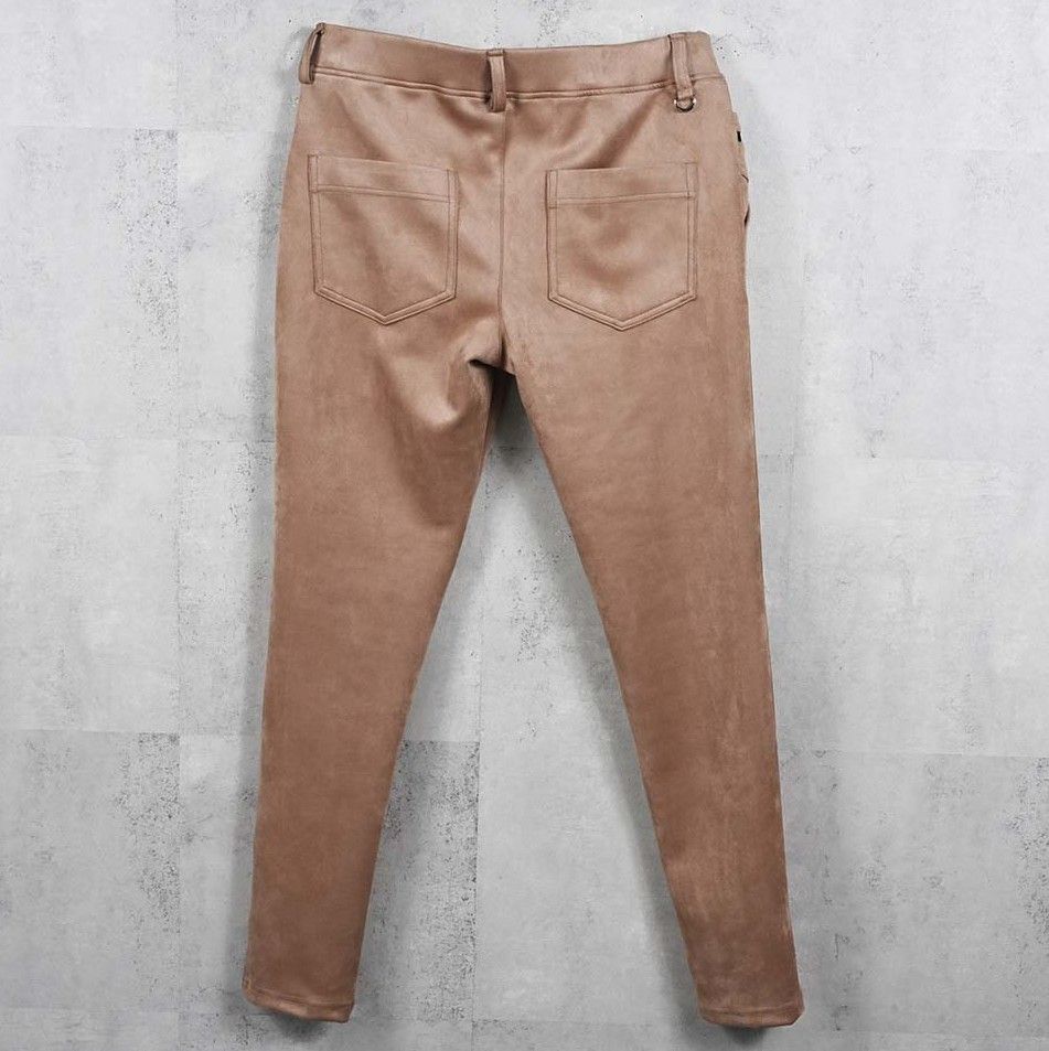 CHRIS EASY SUEDE TUCK  PANTS / RC38-ST-016T / スエードイージータックパンツ / ブラウン (1月上旬入荷予定)