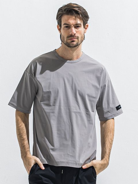 NYLON OVER T / RC40-T-003 / ナイロンビッグTシャツ / グレー (5月中旬入荷予定)