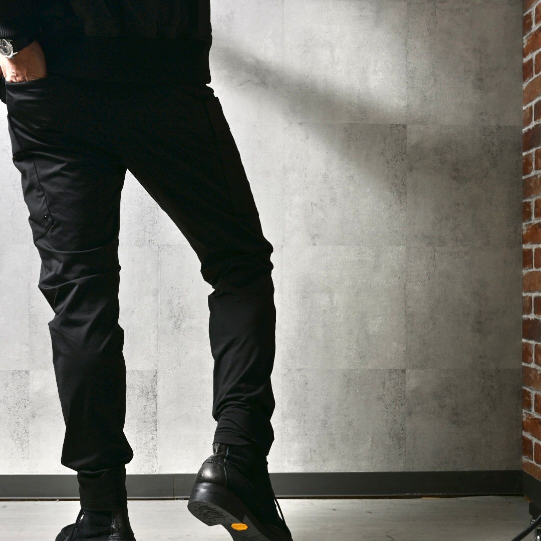 GR PT / DP1-ST-004 / ナイロンギアカーゴパンツ / ブラック (3月中旬入荷予定)