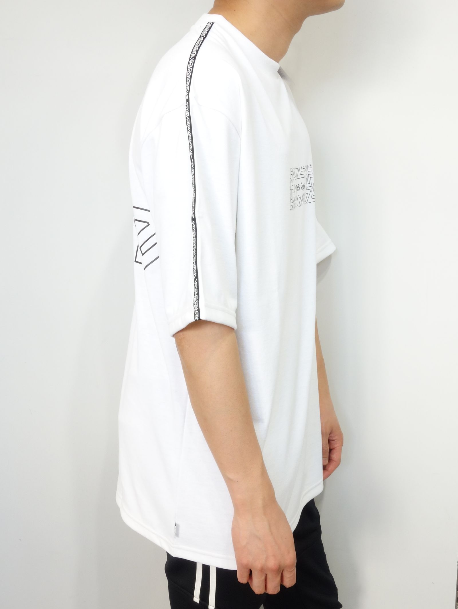 WIDE SILHOUETTE TAPE TEE / 11025NT / ビッグTシャツ