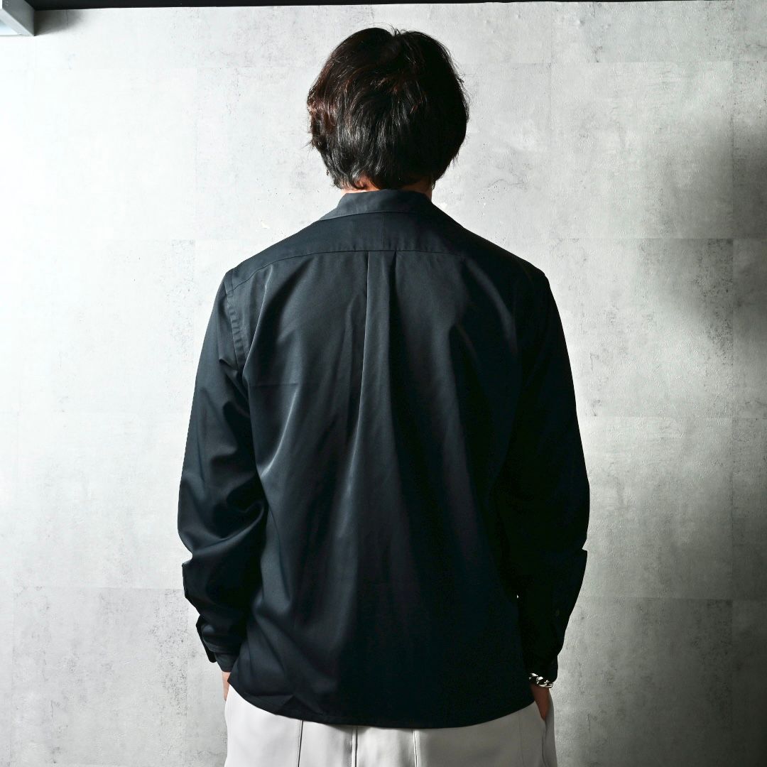 GUAYABERA SHIRTS / DP1-SH-002 / キューバシャツ / ブラック (3月中旬入荷予定)