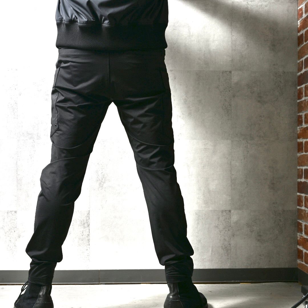 GR PT / DP1-ST-004 / ナイロンギアカーゴパンツ / ブラック (3月中旬入荷予定)