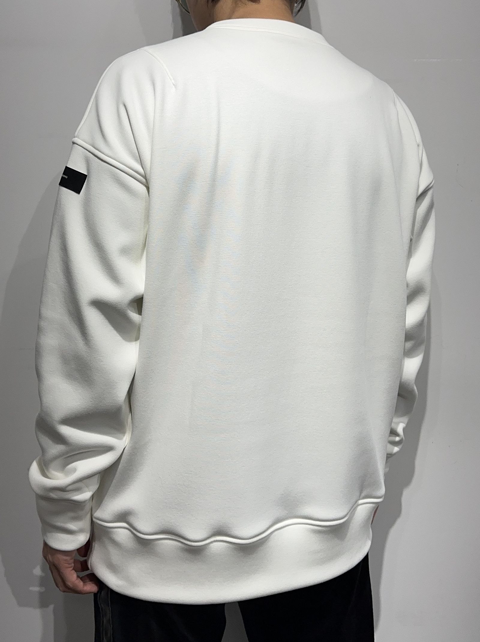 【LUKE別注】 ROGO VELOURS FLEECE DROP TRAINER / RC34-C-010LUKE / 裏起毛ロゴトレーナー / ホワイト