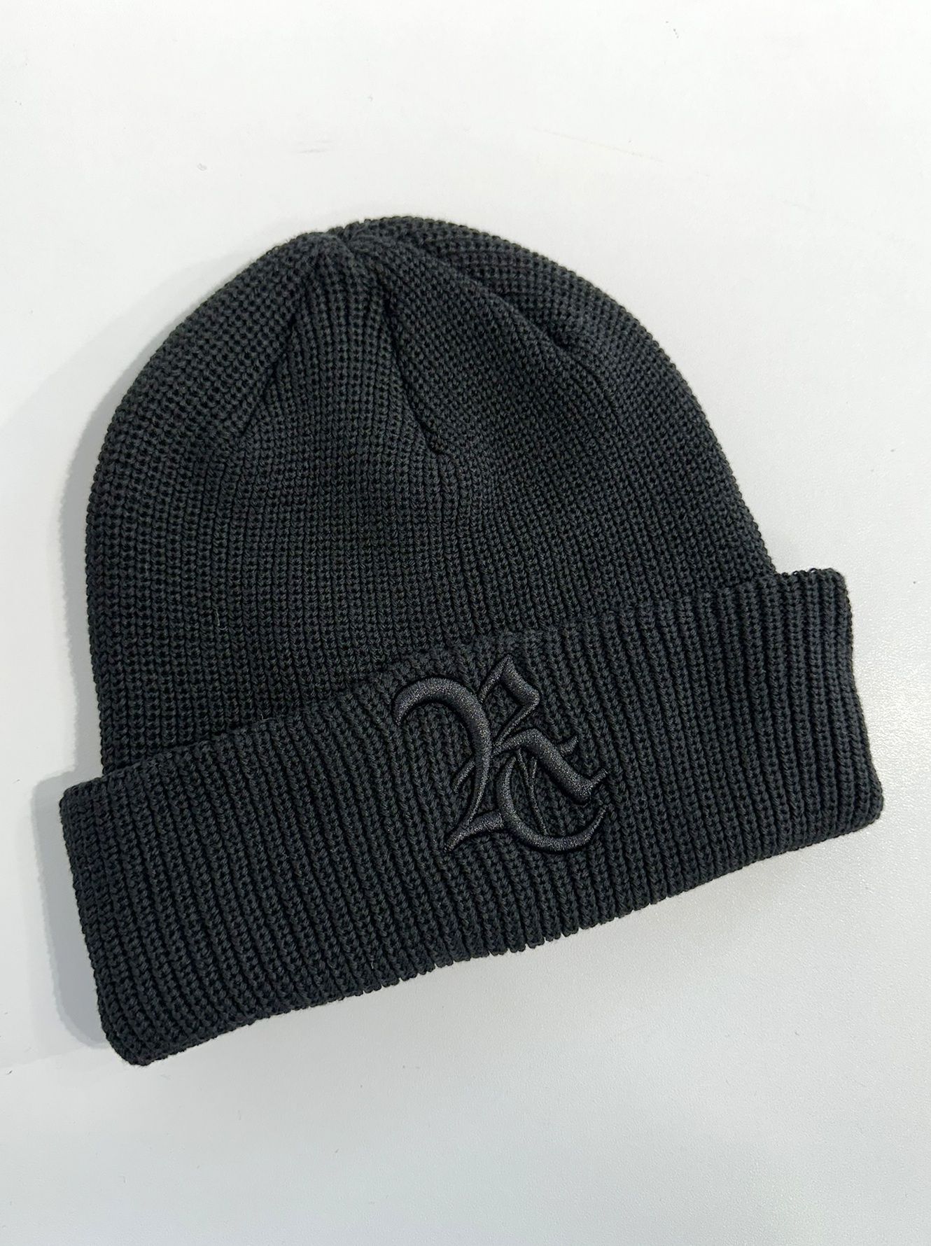 RESOUND CLOTHING - COTTON KNIT CAP / RC34-CAP-004 / コットンニットキャップ / ブラック×ホワイト  | LUKE