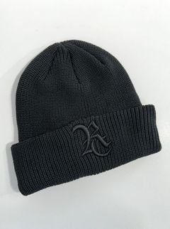 COTTON KNIT CAP / RC34-CAP-004 / コットンニットキャップ / ブラック×ブラック