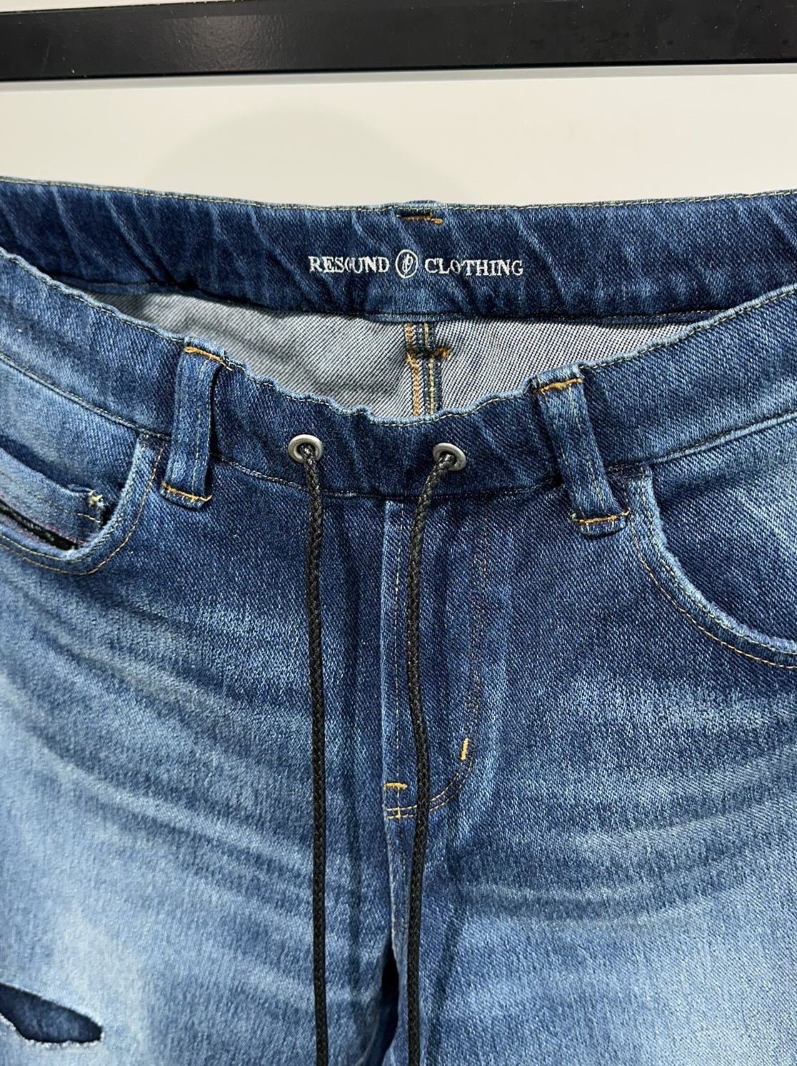 MICK DENIM JERSEY / RC38-ST-020 / デニムジャージテーパードパンツ / インディゴユーズド (12月上旬入荷予定)