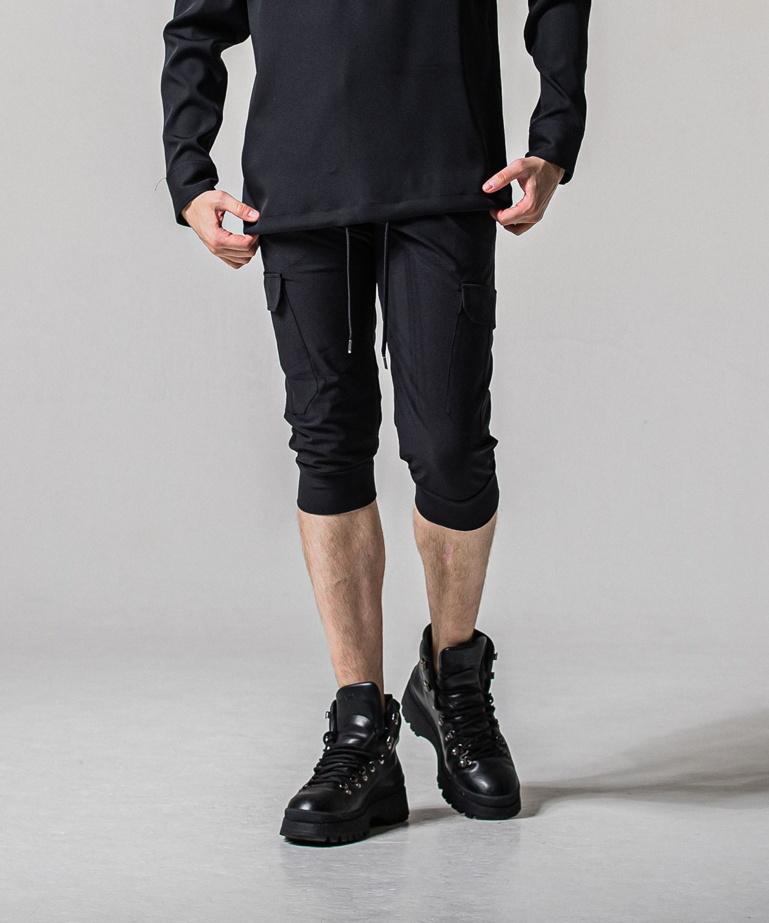 CARGO CROPPED PT / RC39-HP-001 / カーゴクロップドパンツ / ブラック (4月上旬入荷予定)