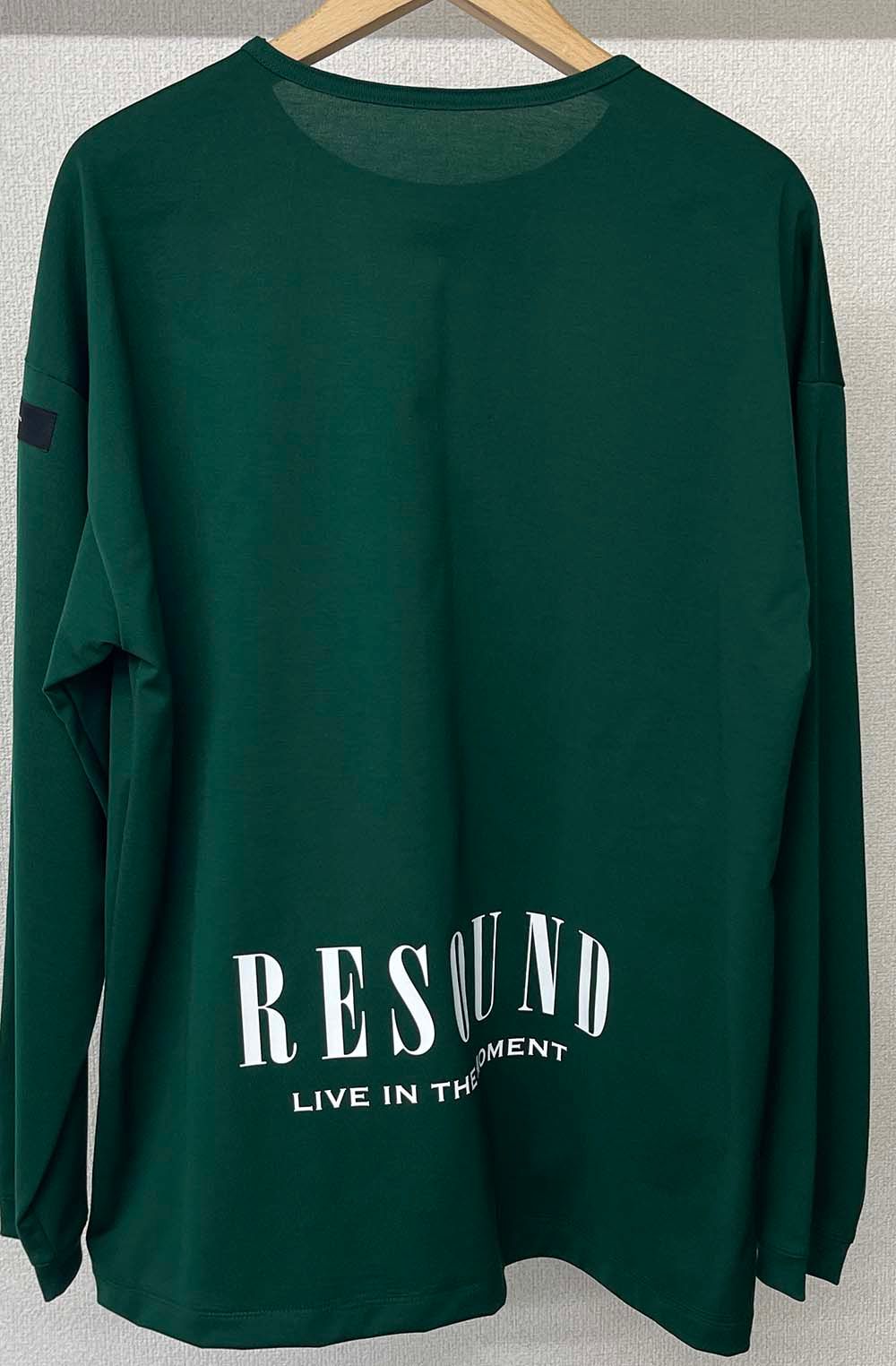 BACK ID ROGO LONG SLEEVE / RC25-T-001 / バックロゴビッグロングTシャツ / グリーン ※