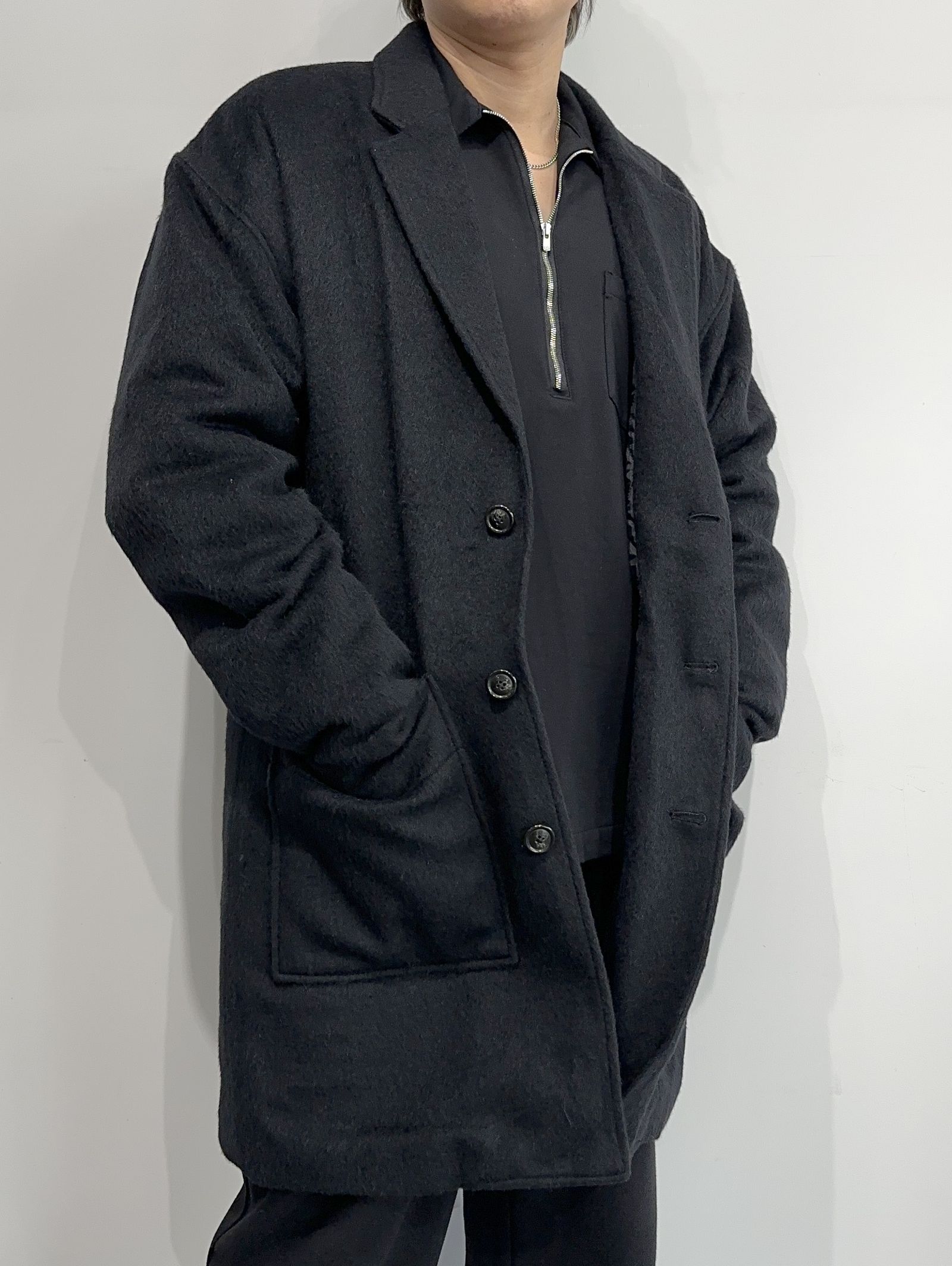 ALPACA BURRY COAT / RC17-JK-007 / オーバーサイズチェスターコート※
