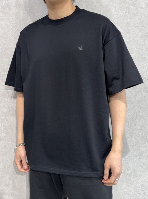 シンプルロゴ半袖Tシャツ / ust-25058 / ブラック