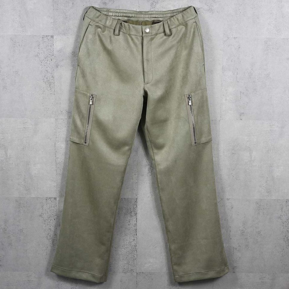 DAVID CARGO PANTS / RC38-ST-040 / スエードワイドカーゴパンツ / カーキ (1月上旬入荷予定)