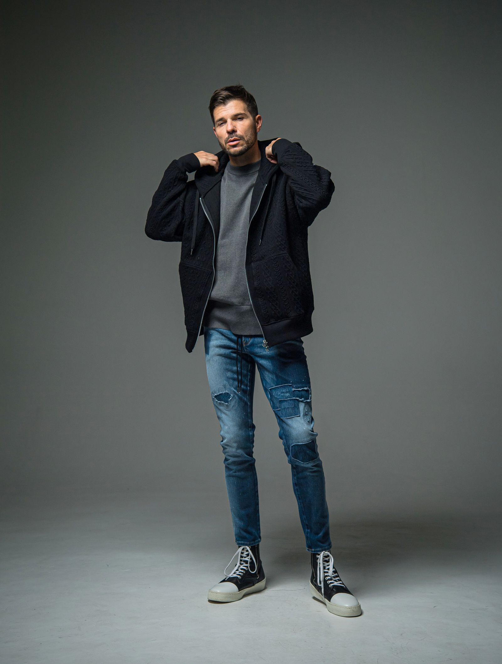 MICK DENIM JERSEY / RC29-ST-020 / デニムジャージテーパードパンツ / インディゴユーズド