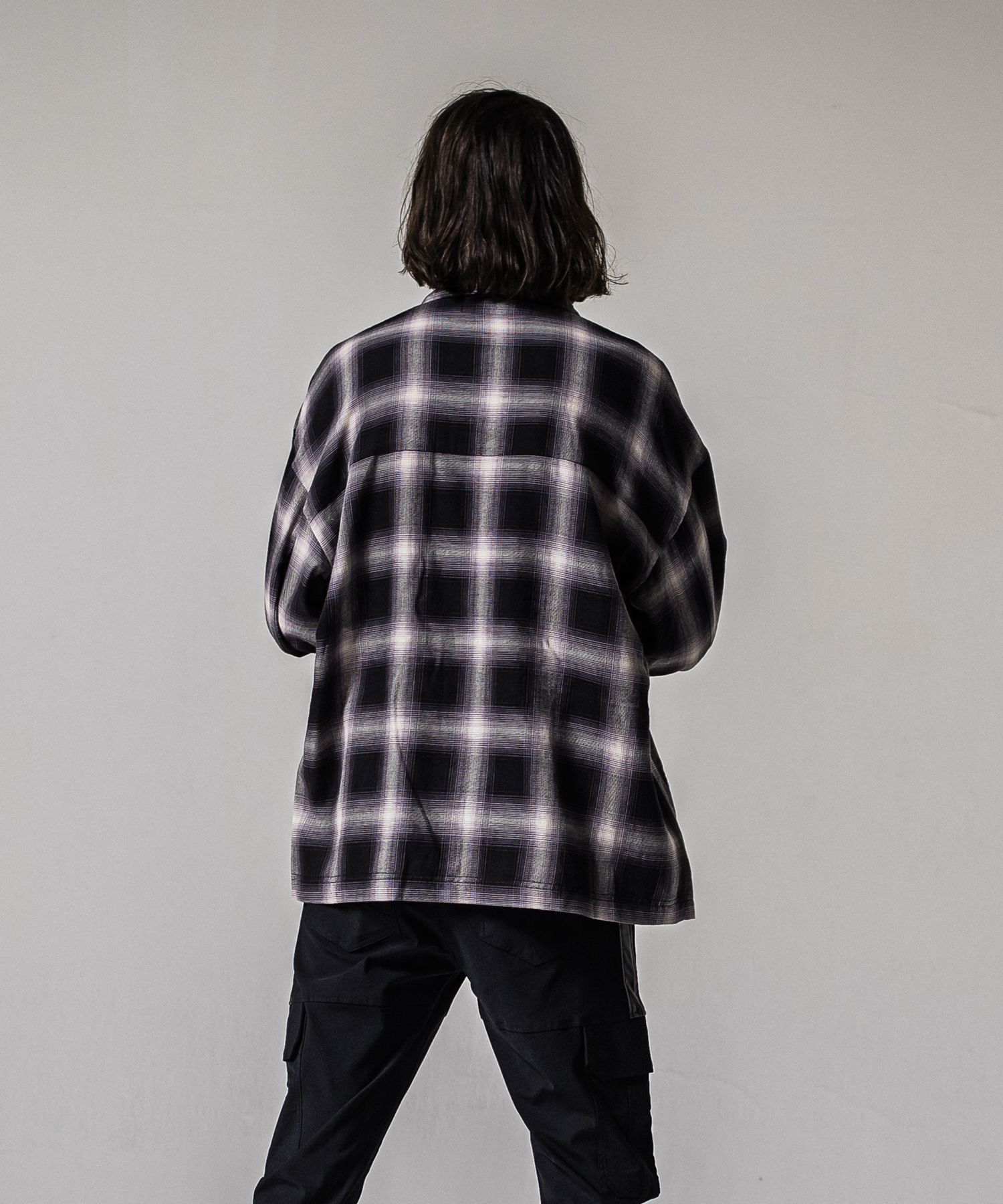 50S CHECK JK / RC39-JK-007C / チェックシャツジャケット / ブラック (2月中旬入荷予定)