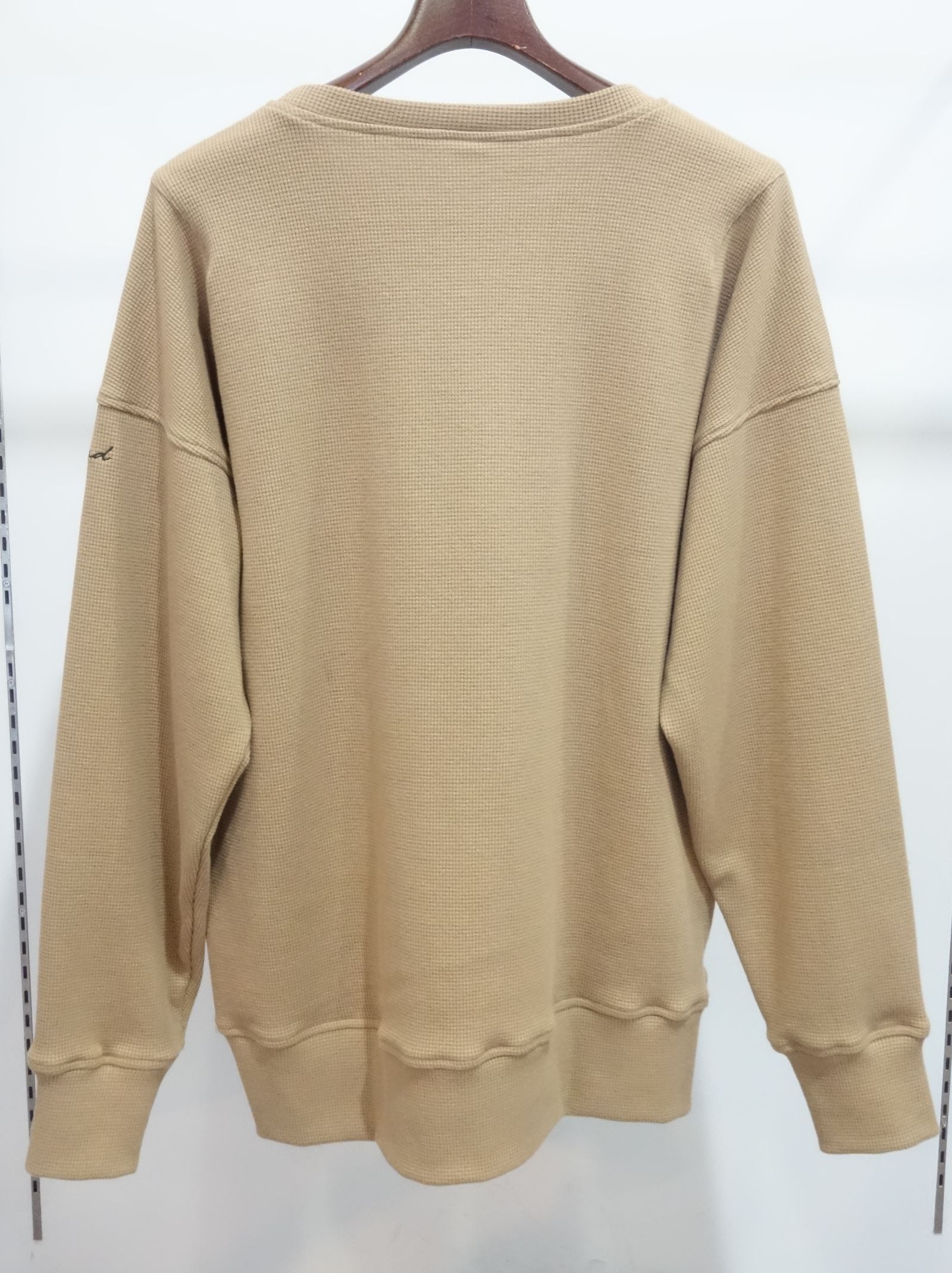 WAFFLE THERMAL LOOSE TRAINER / BASIC-CUT-002 / サーマルトレーナー / ベージュ