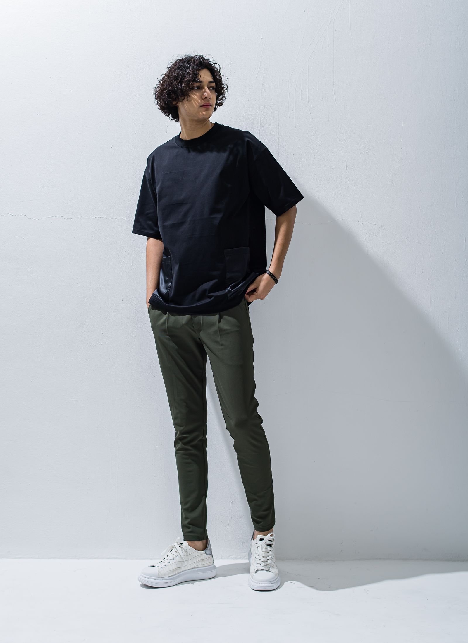 ☆Redvelved ジョイ着用☆人気☆【Pehrt】☆Pull-on Skor.t☆ 厚底ブラックソールストレッチショートブーツ[品番：VIVS0009755