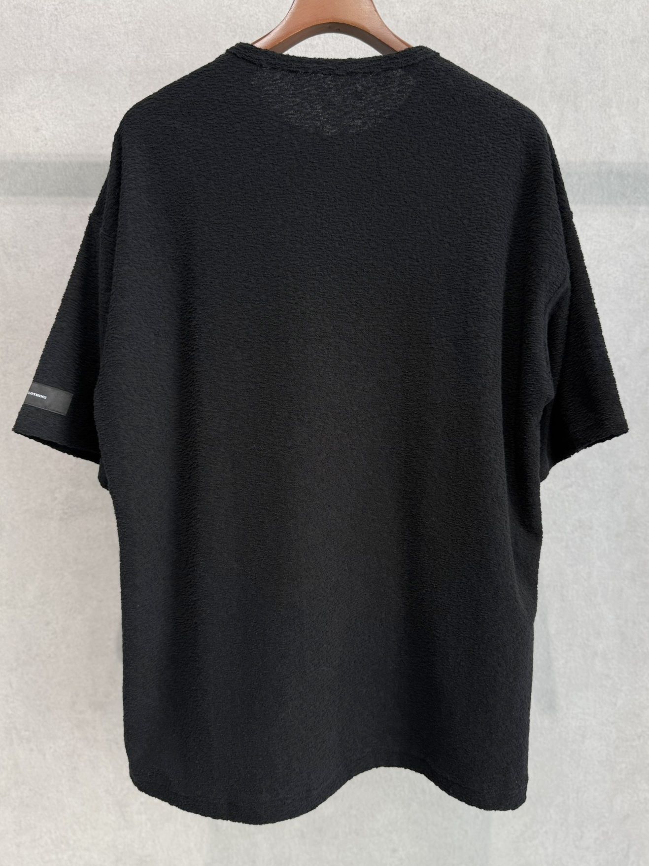 PILE OVER TEE / RC40-T-002 / パイルポケットビッグTシャツ / ブラック
