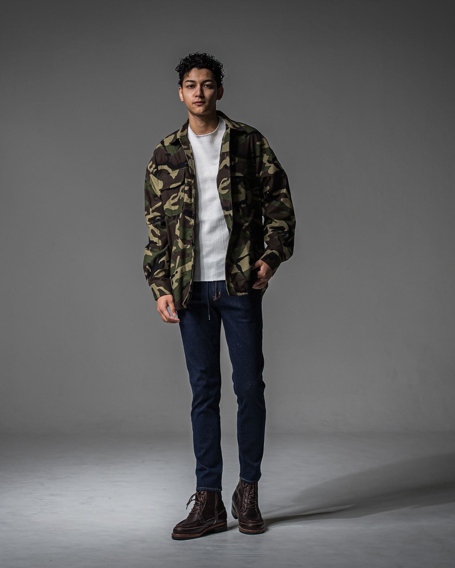 MICK DENIM JERSEY / BASIC-ST-020 / デニムジャージテーパードパンツ / インディゴワンウォッシュ (9月上旬入荷予定)