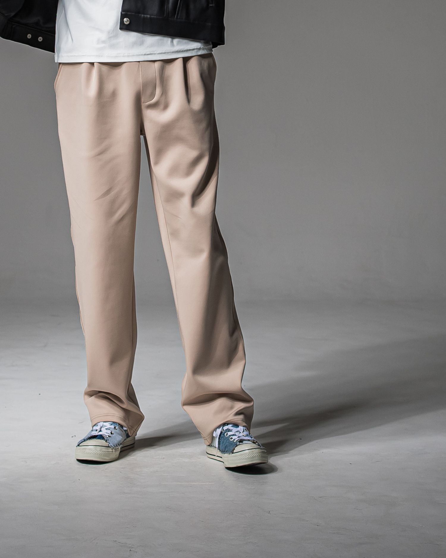 CHRIS EASY WIDE TUCK PANTS / RC37-ST-016WT / ワイドタックパンツ / ベージュ