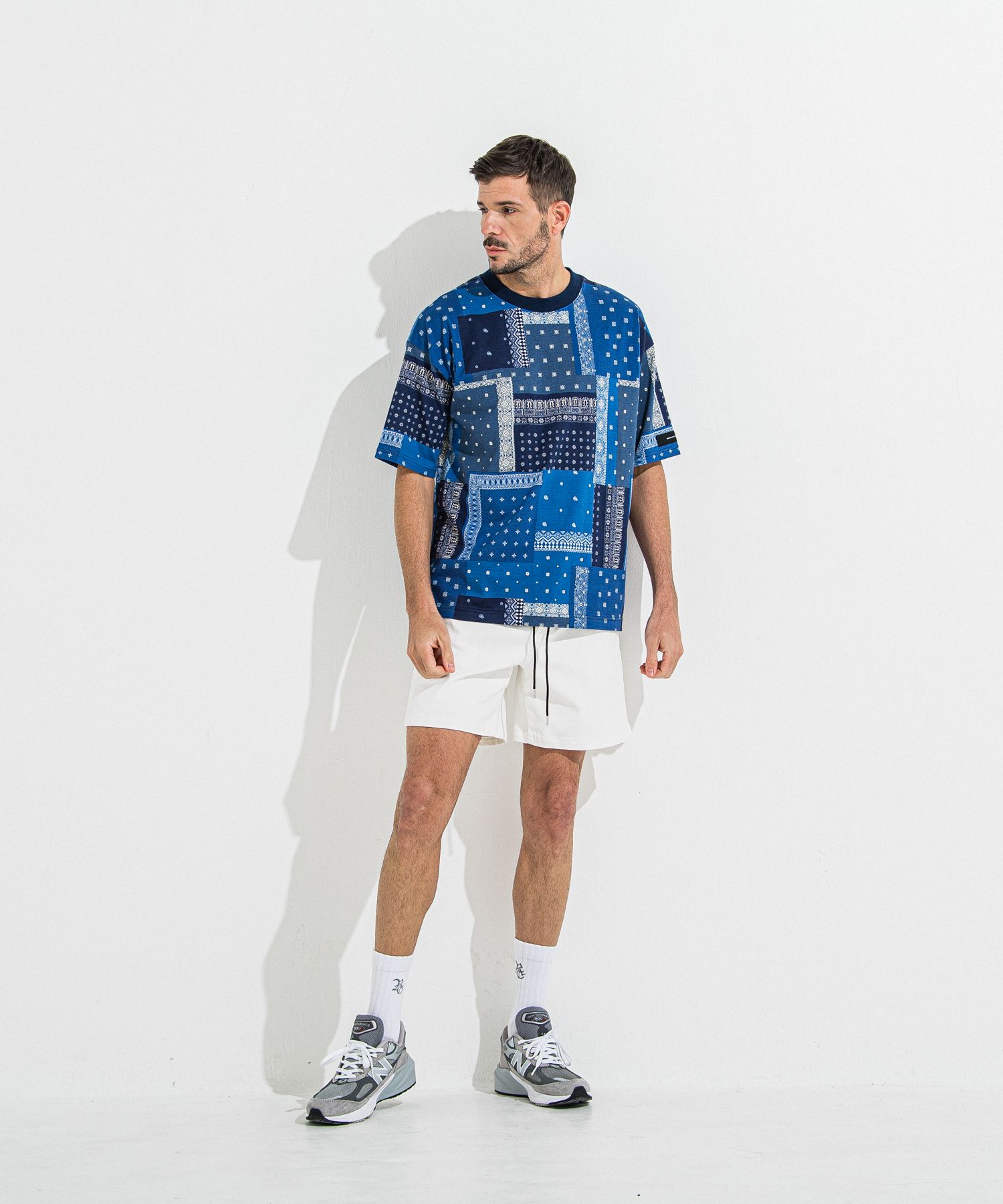 DENIM JERSEY SHORTS / RC36-HP-006 / デニムジャージショーツ / ホワイト