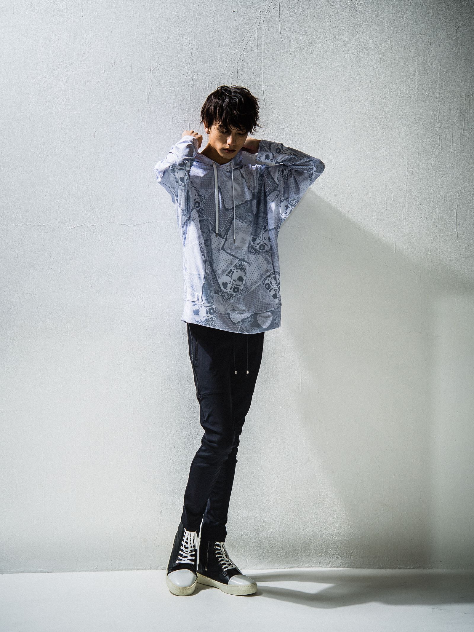 PAISELY RUSH LOOSE HOODIE / RC24-C-001 / ラッシュガードパーカー