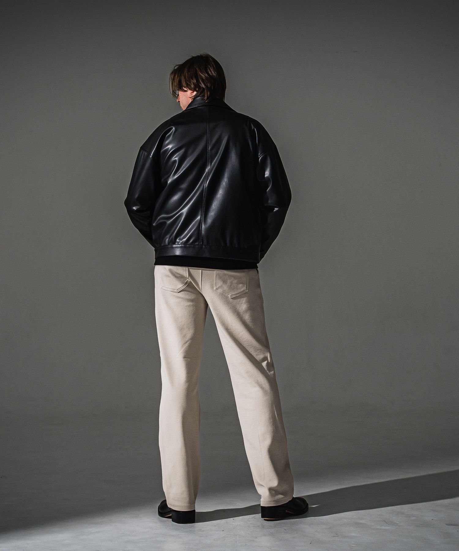 SEMI WIDE TUCK PANTS / RC41-ST-016WT / セミワイドタックパンツ / ブリスターベージュ (7月下旬入荷予定)
